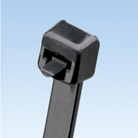 Panduit Cable Tie, Releasable, 7.4"L (188mm), Standard, Weather Resistant, Black, 100pc kabelbinder Nylon Zwart