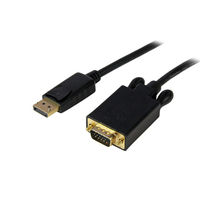 StarTech.com DP2VGAMM15B adapter kablowy 4,6 m DisplayPort VGA (D-Sub) Czarny