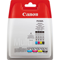 Canon CLI-571 Multipack ink cartridge 4 pc(s) Original Black, Cyan, Magenta, Yellow