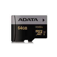 ADATA AUSDX64GUI3CL10-R pamięć flash 64 GB MicroSDXC MLC Klasa 10
