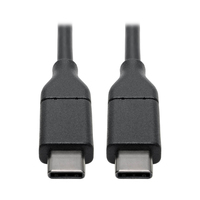 Tripp Lite U040-003-C-5A USB-C Cable (M/M) - USB 2.0, 5A (100W) Rated, 3 ft. (0.91 m)