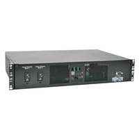 Tripp Lite PDUMH32HVAT 7.7kW Single-Phase 200-240V Local Metered Automatic Transfer Switch PDU, 2 IEC309 32A Blue Inputs, 16 C13, 2 C19 Outlets, 2U, TAA