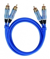OEHLBACH BEAT! INTERLINK Blue 3m câble audio 2 x RCA Bleu