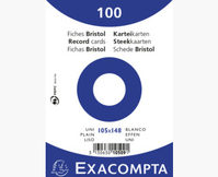 Exacompta 10509E indexkaart Wit