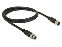 Navilock 62971 seriële kabel Zwart 1 m M8