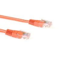 ACT Oranje 2 meter U/UTP CAT5E patchkabel met RJ45 connectoren