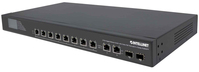 Intellinet 8-Port Gigabit Ethernet Ultra PoE Switch with 4 Uplink Ports and LCD Screen, 8 x PoE ports, IEEE 802.3bt Power over Ethernet (Ultra PoE), 2 x RJ45 Uplink, 2 x SFP Upl...
