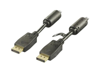 Deltaco DP-1050 DisplayPort cable 5 m Black