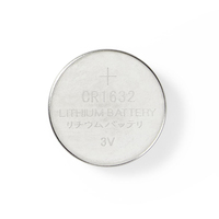 Nedis BALCR16325BL pile domestique Batterie à usage unique CR1632 Lithium