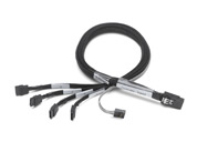 Adaptec ACK-I-mSASx4-4SATAx1-SB-1m R SCSI-kabel Zwart