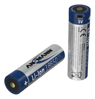 Ansmann 1307-0003 huishoudelijke batterij Oplaadbare batterij 18650 Lithium-Ion (Li-Ion)