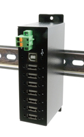 EXSYS EX-1179HMVS hub di interfaccia USB 2.0 Type-B 480 Mbit/s Nero