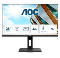 AOC P2 U28P2A computer monitor 71.1 cm (28") 3840 x 2160 pixels 4K Ultra HD LED Black