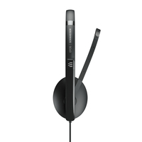 EPOS | SENNHEISER ADAPT 135T USB II Zestaw słuchawkowy Przewodowa Opaska na głowę Biuro/centrum telefoniczne USB Typu-A Czarny