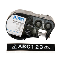 Brady MC-750-595-BK-WT etykiet do nadruku Czarny, Biały Samoprzylepne etykiety do drukowania