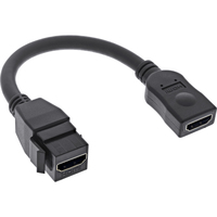 InLine 76206A HDMI kabel 0,2 m HDMI Type A (Standaard) Zwart