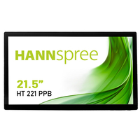 Hannspree HT 221 PPB monitor komputerowy 54,6 cm (21.5") 1920 x 1080 px Full HD LED Ekran dotykowy Czarny