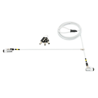 Mobilis 001331 câble antivol Blanc 1,8 m