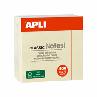 APLI 11597 zelfklevend notitiepapier Geel Zelfplakkend