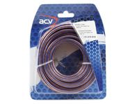 ACV 51-215-010 Audio-Kabel 10 m Blau, Transparent