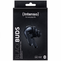Intenso Black Buds T300A Hoofdtelefoons True Wireless Stereo (TWS) In-ear Gesprekken/Muziek/Sport/Elke dag USB Type-C Bluetooth Zwart