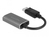 DeLOCK 63118 câble vidéo et adaptateur 0,2 m DisplayPort HDMI Type A (Standard) Gris