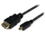 StarTech.com HDADMM3M HDMI kábel 3 M HDMI A-típus (Standard) HDMI D-típus (Micro) Fekete