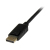 StarTech.com DP2DVIMM6BS adapter kablowy 1,8 m DisplayPort DVI-D Czarny