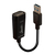 Lindy 43172 USB grafische adapter Zwart