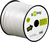 Goobay Speaker Cable, white, OFC CU, 100 m spool, diameter 2 x 0.75 mm2, Eca
