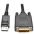 Tripp Lite P581-003-V2 video átalakító kábel 0,91 M DisplayPort DVI-D Fekete