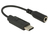 DeLOCK 65842 mobiele telefoonkabel Zwart 0,14 m USB C 3.5mm
