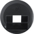 Berker 140701 veiligheidsplaatje voor stopcontacten Zwart