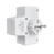 Maclean MCE217 adapter wtyczek zasilających Typ E (FR) Biały