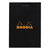 Rhodia 112009C bloc-notes A7 80 feuilles Noir