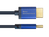 Alcasa 4521-SF010B HDMI-Kabel 1 m HDMI Typ A (Standard) Blau