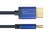 Alcasa 4521-SF010B kabel HDMI 1 m HDMI Typu A (Standard) Niebieski