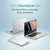 ASUS Chromebook CX1400CKA-EK0078 35.6 cm (14") Full HD Intel® Pentium® Silver N6000 4 GB LPDDR4x-SDRAM 64 GB eMMC Wi-Fi 6 (802.11ax) ChromeOS Silver