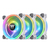 Thermaltake Riing Trio 12 RGB Radiator Fan White TT Premium Edition Universeel Ventilator 12 cm Wit 3 stuk(s)