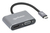 Manhattan USB-C Dock/Hub, Ports (x4): HDMI, USB-A, USB-C and VGA, With Power Delivery (87W) to USB-C Port (Note add USB-C wall charger and USB-C cable needed), All Ports can be ...