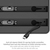 ALL DOCK 10308 Ladegerät für Mobilgeräte Universal Schwarz USB Kabelloses Aufladen Drinnen