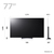 LG OLED77C36LC.AEK TV 195.6 cm (77") 4K Ultra HD Smart TV Wi-Fi