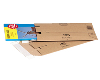 NIPS SAFE-WELL® 1 Versandtasche aus Wellkarton / 166 x 268 mm / umweltfreundlich und recycelbar / 25 Stück gebündelt