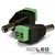 Article picture 1 - Round plug adapter MALE 2-pole on terminal