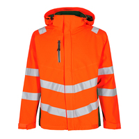 Safety Shell Jacke - XL - Orange/Grün - Orange/Grün | XL: Detailansicht 1