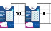 AVERY Inserts imprimables pour badges, 54 x 90 mm, blanc (7214729)