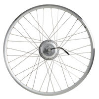 Wheel Rear Double-walled Motor Electric Bike - Silver - .