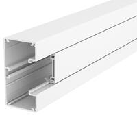 Geräteeinbaukanal Rapid 45-2 1-zügig Alu 53x100x2000 Aluminium reinweiß RAL 9010