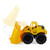 Relaxdays Spielzeug Baufahrzeuge, 3er Set mit Bagger, Frontlader & LKW, für Sandkasten & Kinderzimmer, aus Kunststoff