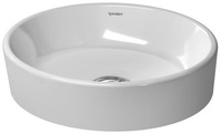 DURAVIT 23214400001 Aufsatzbecken STARCK 2 ohne Überlauf, Hahnlochbank, 440 x 40